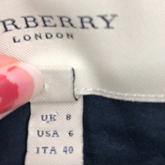 Burberry London Black Grey Plaid Square Neck Knee Lemgth Dress size 6 - Picture 6 of 15